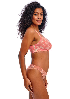 Offbeat Decadence Side Support Bra Sunset Coral Offbeat Decadence  Sunset Coral