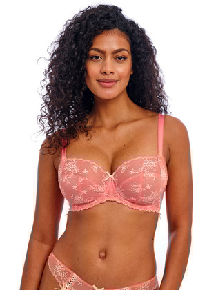 Offbeat Decadence Side Support Bra Sunset Coral Offbeat Decadence  Sunset Coral