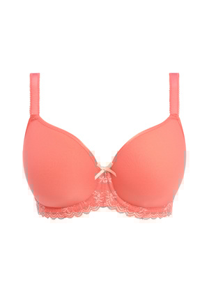 Offbeat Decadence Molded Spacer Bra Sunset Coral Offbeat Decadence  Sunset Coral