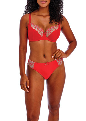 Hallie Plunge Bra Chilli Red Hallie  Chilli Red