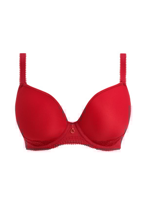 Fascinate Moulded Plunge Bra Cherry Fascinate  Cherry
