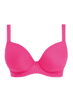 Fascinate Molded Plunge Bra Hot Pink Fascinate  Hot Pink