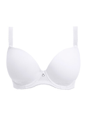 Fascinate Molded Plunge Bra White Fascinate  White