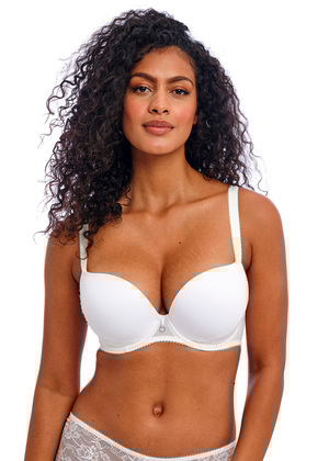 Fascinate Molded Plunge Bra White Fascinate  White