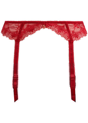 Fascinate Suspender Cherry Fascinate  Cherry