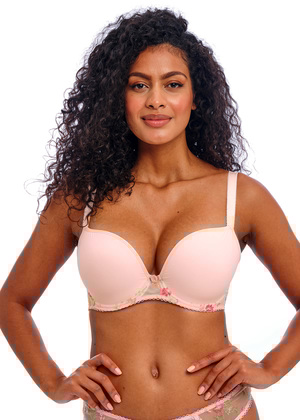 Love Crush Molded Plunge Bra Pink Champagne Love Crush  Pink Champagne