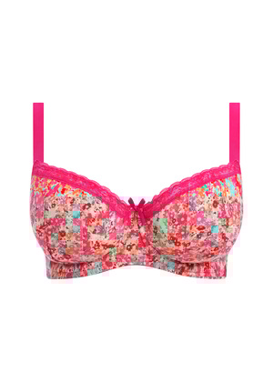 Freya Flirt Padded Half Cup Bra Hot Pink Freya Flirt  Hot Pink