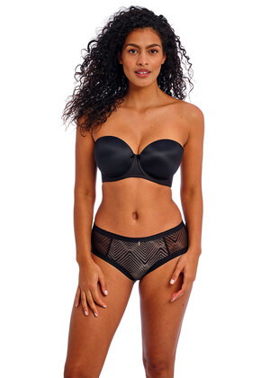 Deco Moulded Strapless Bra Black Deco  Black