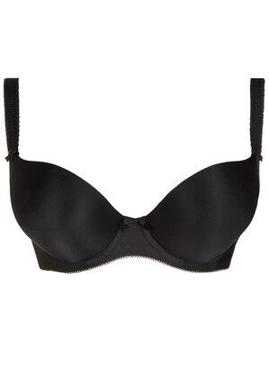 Deco Moulded Plunge Bra Black Deco  Black