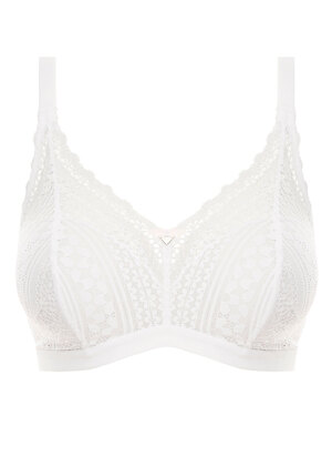 Daisy Lace Bralette White Daisy Lace  White