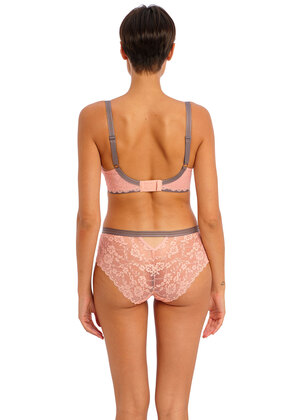 Offbeat Padded Half Cup Bra Rosehip Offbeat  Rosehip
