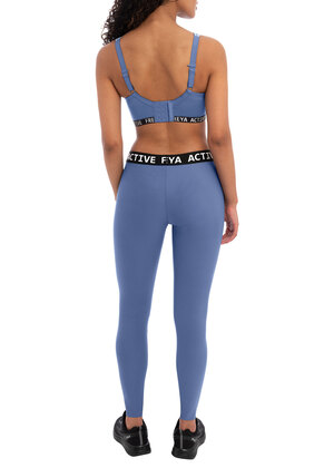 Dynamic Soft Cup Crop Top Sports Bra Denim Dynamic  Denim