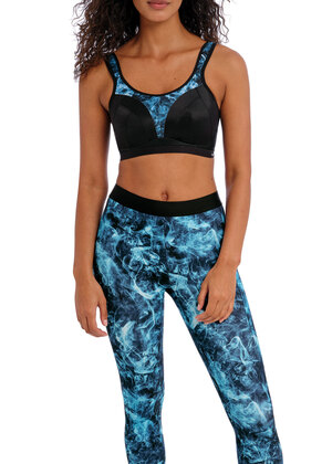 Dynamic Soft Cup Crop Top Sports Bra Galactic Dynamic  Galactic