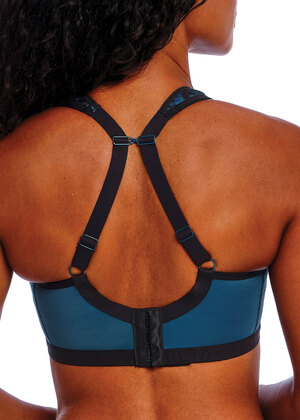 Dynamic Soft Cup Crop Top Sports Bra Midnight Leopard Dynamic  Midnight Leopard