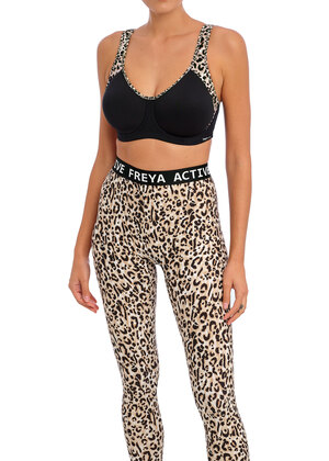 Sonic Gemoldeter Sport-BH Pure Leopard Black Sonic  Pure Leopard Black