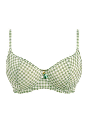 Check In Sweetheart Padded Bikini Top Khaki Check In  Khaki