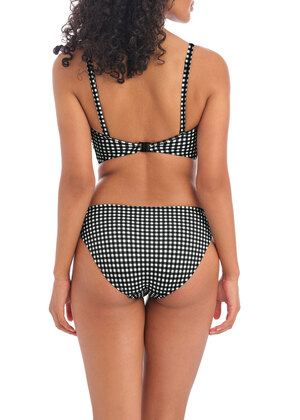Check In Bandeau Bikini Top Monochrome Check In  Monochrome