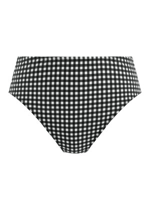 Check In High Waist Bikini Brief Monochrome Check In  Monochrome