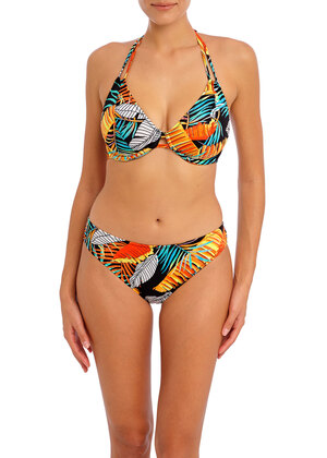 Samba Nights Halter Bikini Top Multi Samba Nights  Multi