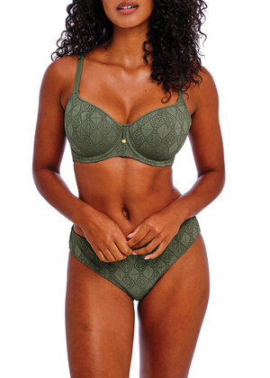 Nomad Nights Sweetheart Padded Bikini Top Sage Nomad Nights  Sage