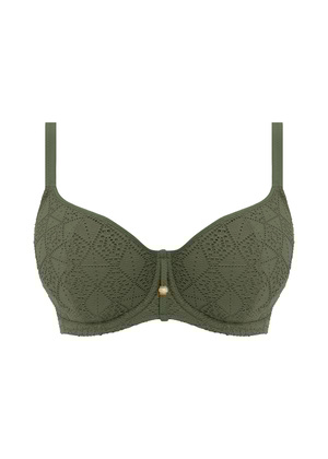 Nomad Nights Sweetheart Padded Bikini Top Sage Nomad Nights  Sage