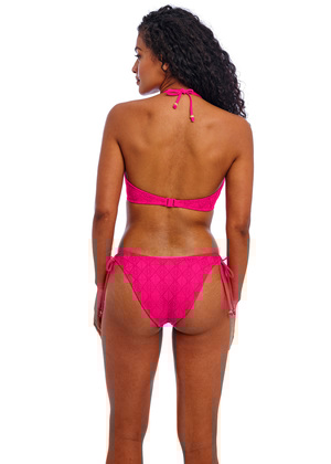 Nomad Nights Halter Bikini Top Fuchsia Nomad Nights  Fuchsia