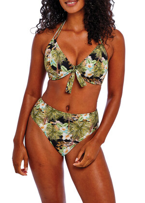 Bahama Shores Halter Bikini Top Black Bahama Shores  Black