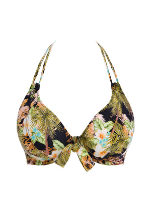 Bahama Shores Halter Bikini Top Black Bahama Shores  Black