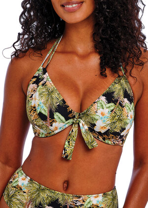 Bahama Shores Halter Bikini Top Black Bahama Shores  Black