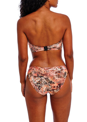 Desert Cat Bandeau Bikini Top Sunset Desert Cat  Sunset