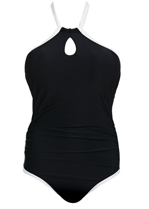 Back To Black High Neck Swimsuit Black Back To Black  Black