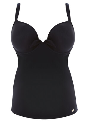 Deco Swim Moulded Tankini Top Black Deco Swim  Black