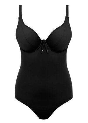 Remix Plunge Swimsuit Black Remix  Black