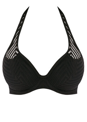 Urban Banded Halter Bikini Top Night Urban  Night