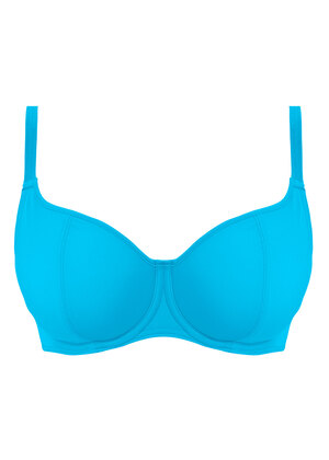 Jewel Cove Sweetheart Padded Bikini Top Plain Turquoise Jewel Cove  Plain Turquoise