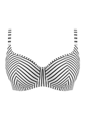 Jewel Cove Sweetheart Padded Bikini Top Stripe Black Jewel Cove  Stripe Black