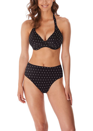 Jewel Cove Halter Bikini Top Black Jewel Cove  Black