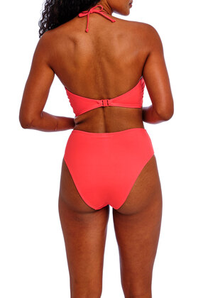 Jewel Cove Bandeau Bikini Top Plain Sunset Jewel Cove  Plain Sunset