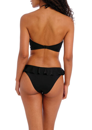 Jewel Cove Bandeau Bikini Top Plain Black Jewel Cove  Plain Black