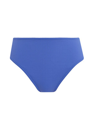 Jewel Cove High Waist Bikini Brief Plain Azure Jewel Cove  Plain Azure