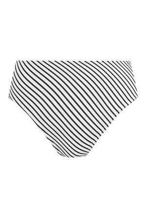 Jewel Cove High Waist Bikini Brief Stripe Black Jewel Cove  Stripe Black