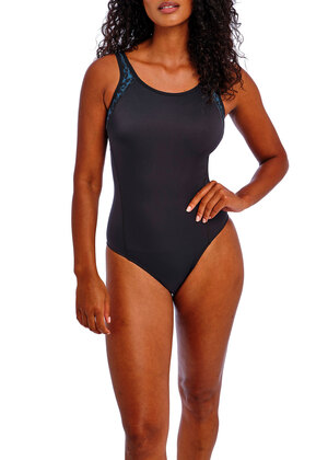 Freestyle Molded Sports Swimsuit Midnight Leopard Freestyle  Midnight Leopard