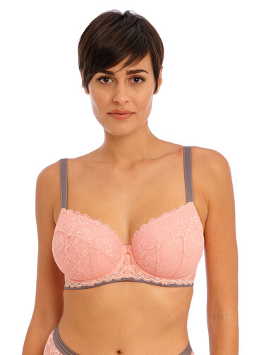 Freya Womens Rose Tapestry Underwire Side Support K Cup Bra, 38J