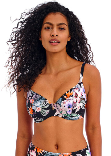 Zanzibar Jade Plunge Bikini Top from Freya
