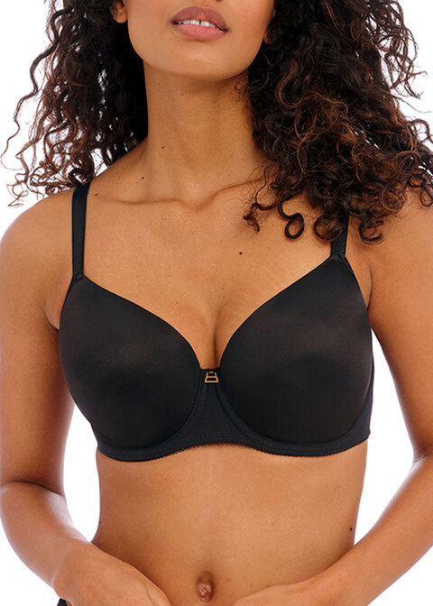   Essentials Women's Full Coverage Bra, Pack of 2,  Black/Soft Petal, 40A : Clothing, Shoes & Jewelry