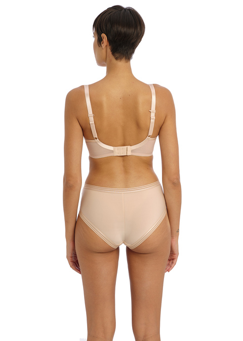 Tailored Natural Beige Moulded Plunge Bra from Freya