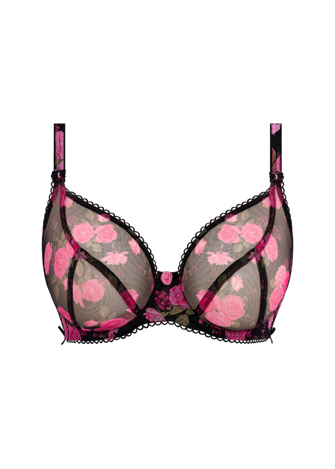 FREYA - ROSE BLOSSOM BRAZILIAN IN BLACK – Anon Lingerie FREYA - ROSE BLOSSOM BRAZILIAN IN BLACK – Anon Lingerie