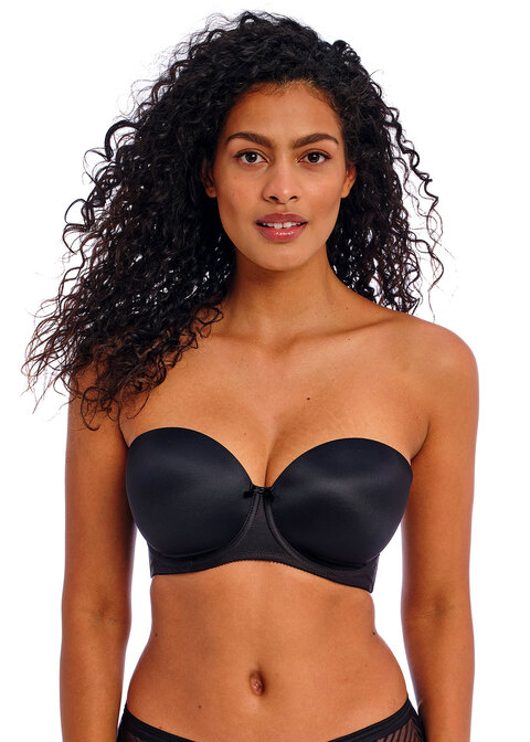 Freya Women's Deco UW Moulded Strapless Bra, Black, 28D : :  Clothing, Shoes & Accessories