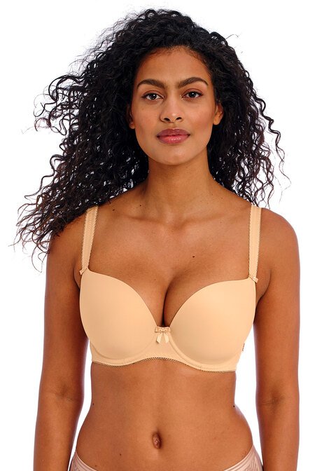 Freya Deco Underwired Moulded Strapless Bra - Nude