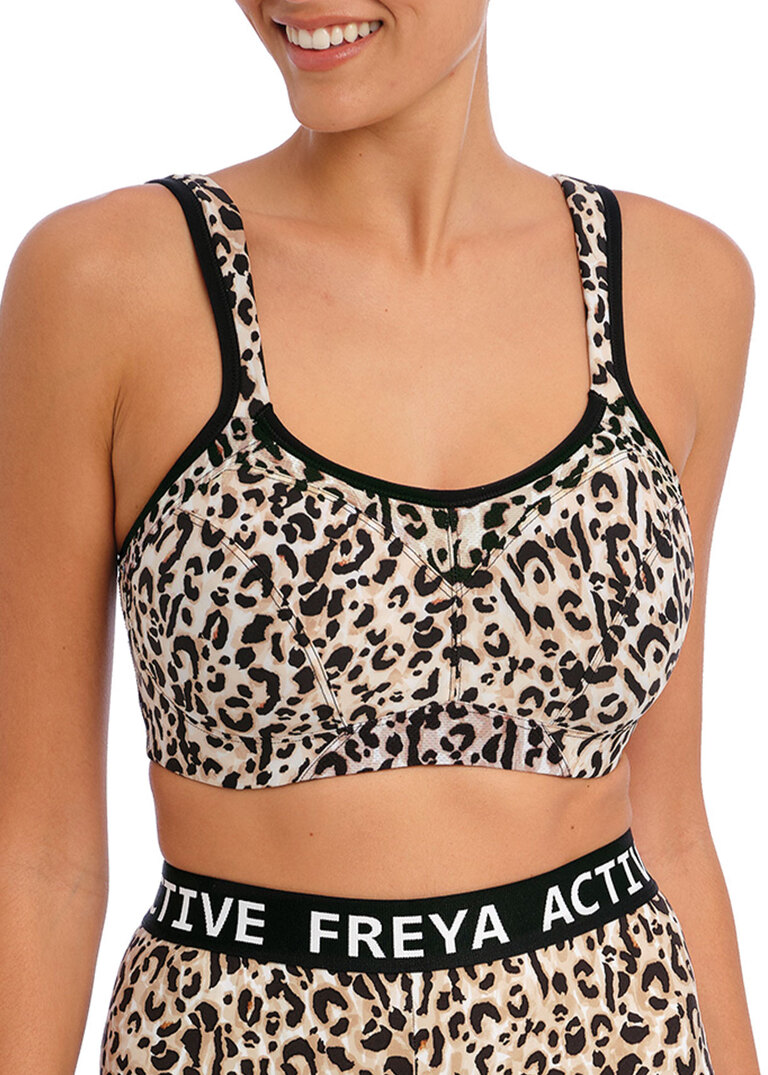 Leopard Ba High-octane Pure Leopard Underwire Sports Bra from Freya